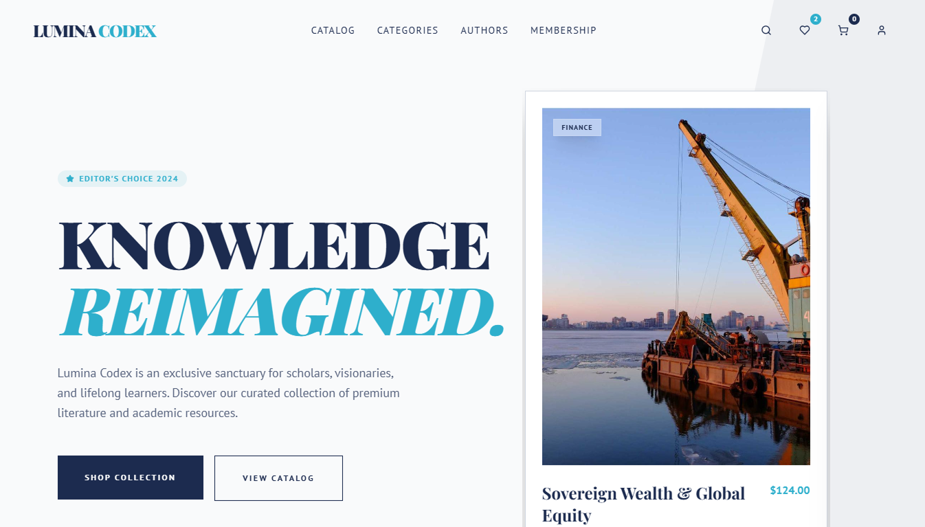 Lumina Codex | Premium Knowledge Marketplace
